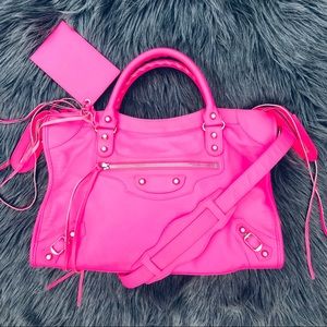 balenciaga pink bag price